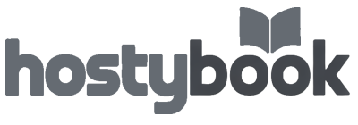 Hostybook dark logo